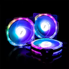 Комплект кулеров для компьютерного корпуса 1STPLAYER FIREMOON M1-D COMBO 3в1