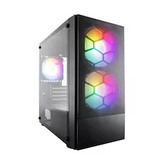 Компьютерный корпус 1STPLAYER FIREBASE X4-M Black без Б/П