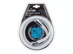 Шланг душевой, Si, 1/2" г-г 150 см, бел., a-five