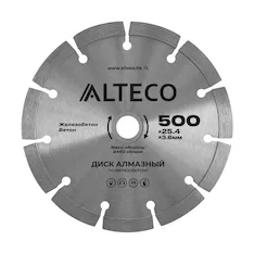Диск алмазный ALTECO 10-25-500