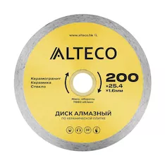 Диск алмазный ALTECO 4-25-200