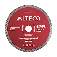 Диск алмазный ALTECO TURBO 5-22-125