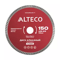 Диск алмазный ALTECO TURBO 5-22-150