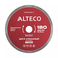 Диск алмазный ALTECO TURBO 5-22-180