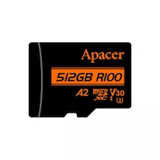 Карта памяти Apacer AP512GMCSX10U8-R 512GB с адаптером SD