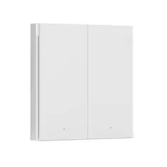 Настенный беспроводной выключатель двухклавишный Aqara Wireless Remote Switch H1(Double Rocker)