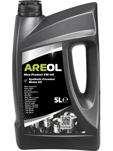 Масло моторное синтетическое AREOL 5W40AR009
