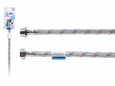 Подводка гибкая, SUS, гайка 1/2" - штуцер 1/2" 50см AV Engineering