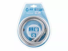 Шланг душевой, SUS/EPDM, 1/2" г-г 150 см, мат., AV Engineering