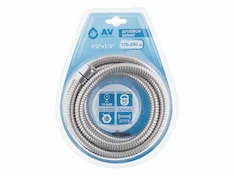Шланг душевой, SUS/EPDM, 1/2" г-г 170-230 см, мат., AV Engineering