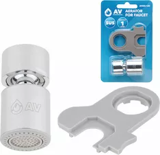 Аэратор для смесителя подвижный вн. с ключом, AV Engineering