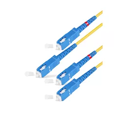 Патч-корд оптический SC/UPC-SC/UPC SM 9/125 Duplex 3.0мм 1 м