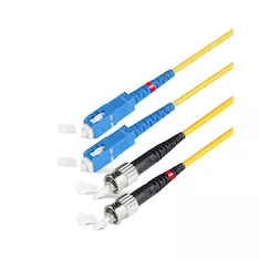 Патч-корд оптический SC/UPC-ST/UPC SM 9/125 Duplex 3.0мм 1 м