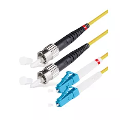 Патч-корд оптический LC/UPC-ST/UPC SM 9/125 Duplex 3.0мм 1 м