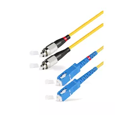 Патч-корд оптический SС/UPC-FC/UPC SM 9/125 Duplex 3.0мм 1 м