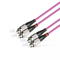 Патч Корд Оптоволоконный FC/UPC-FC/UPC MM OM4 50/125 Duplex 3.0мм 1 м