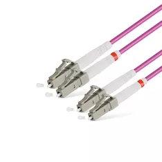 Патч Корд Оптоволоконный LC/UPC-LC/UPC MM OM4 50/125 Duplex 3.0мм 1 м