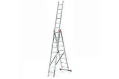 Алюминиевая лестница Tribilo 3х14 S, Н=4,1/6,85/10,25м (120717) 120960