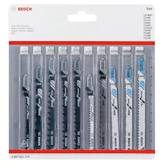 Набор пилок для лобзика Bosch 10шт. 2607011170