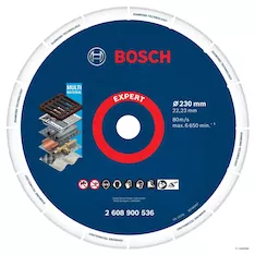 Диск алмазный по металлу Bosch 230x22.2мм 2608900536
