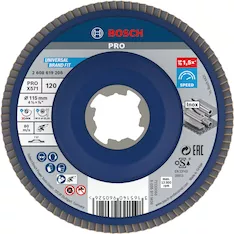 Круг шлифовальный лепестковый X-LOCK Best for Metal Bosch 2608619208
