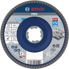 Круг лепестковый Best for Metal X-LOCK Bosch 2608619209
