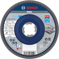 Круг лепестковый Best for Metal X-LOCK Bosch 2608619212