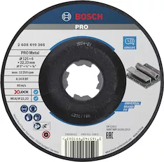 Обдирочный диск Expert for Metal X-LOCK Bosch 2608619259