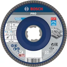 Круг лепестковый Best for Metal X-LOCK Bosch 2608621767