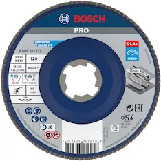 Круг лепестковый Best for Metal X-LOCK Bosch 2608621770