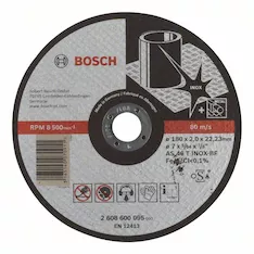 Отрезной круг прямой Bosch 2608600095
