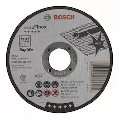 Отрезной круг прямой Bosch 2608603486
