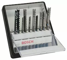 Набор Robust Line из 10 пильных полотен Bosch Wood and Metal