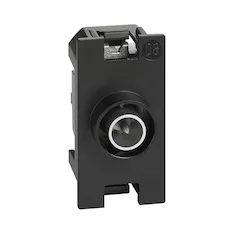 Розетка TV Bticino K4202D Living Now звезда1 модуль черный