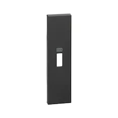 Лицевая панель Bticino KG10C Living Now USB зарядки 1 модуль черный