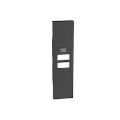 Лицевая панель Bticino KG13C Living Now USB зарядки 1 модуль черный