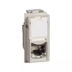 Розетка компьютерная Bticino KM4279C6S Living Now RJ45 cat6 STP 1 модуль песочный