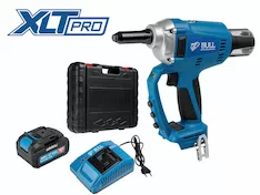 Аккумуляторный заклепочный пистолет BULL CRG 1018 XLTpro