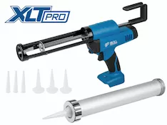 Аккум. пистолет для герметика BULL CG 1860 SOLO, 300/600 мл, 2500 Н, 8,3 мм/с, рег. скор.