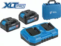 Набор аккумулятор 2х4 А*ч и зарядное устройство 2х4 А BULL XLTpro в чем. SET