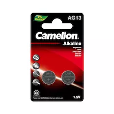 Батарейка CAMELION Alkaline AG13-BP2(0%Hg) 2шт. в блистере
