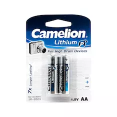 Батарейка CAMELION Lithium P7 FR6-BP2