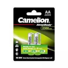 Аккумулятор CAMELION AlwaysReady Rechargeable Ni-MH NH-AA2300ARBP2