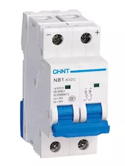 Автоматический выключатель CHINT NB1-63DC 2P 16A DC500B 6kA