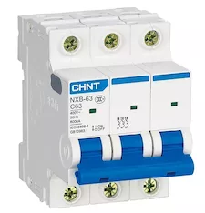 Автоматический выключатель CHINT NXB-63S 3P 2A C 4,5kA