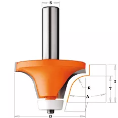 Фреза по искусственному камню CMT 966.601.11