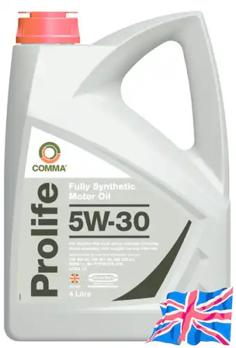 Масло моторное синтетическое COMMA PRO4L