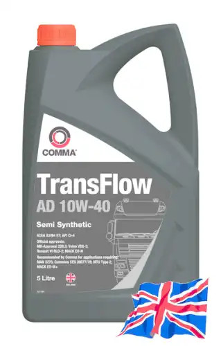 Масло моторное полусинтетическое COMMA TFAD5L