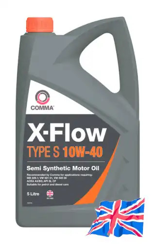 Масло моторное полусинтетическое COMMA XFS5L
