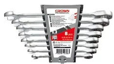 Набор комбинированных гаечных ключей CROWN CPHWS-XA8
